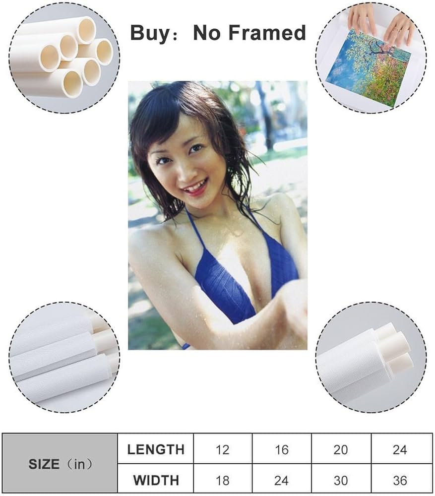 Amazon.co.jp: 小松彩夏写真フォトポスター79 キャンバスアート