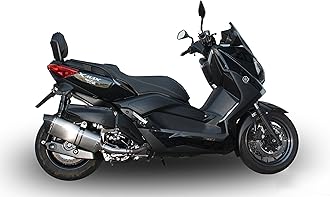 Yamaha Xmax X-Max 400 Exan Exhaust Silencer OVAL X-BLACK Titanium New