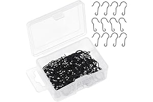 Black Mini Ornament Hooks for a Merry Christmas