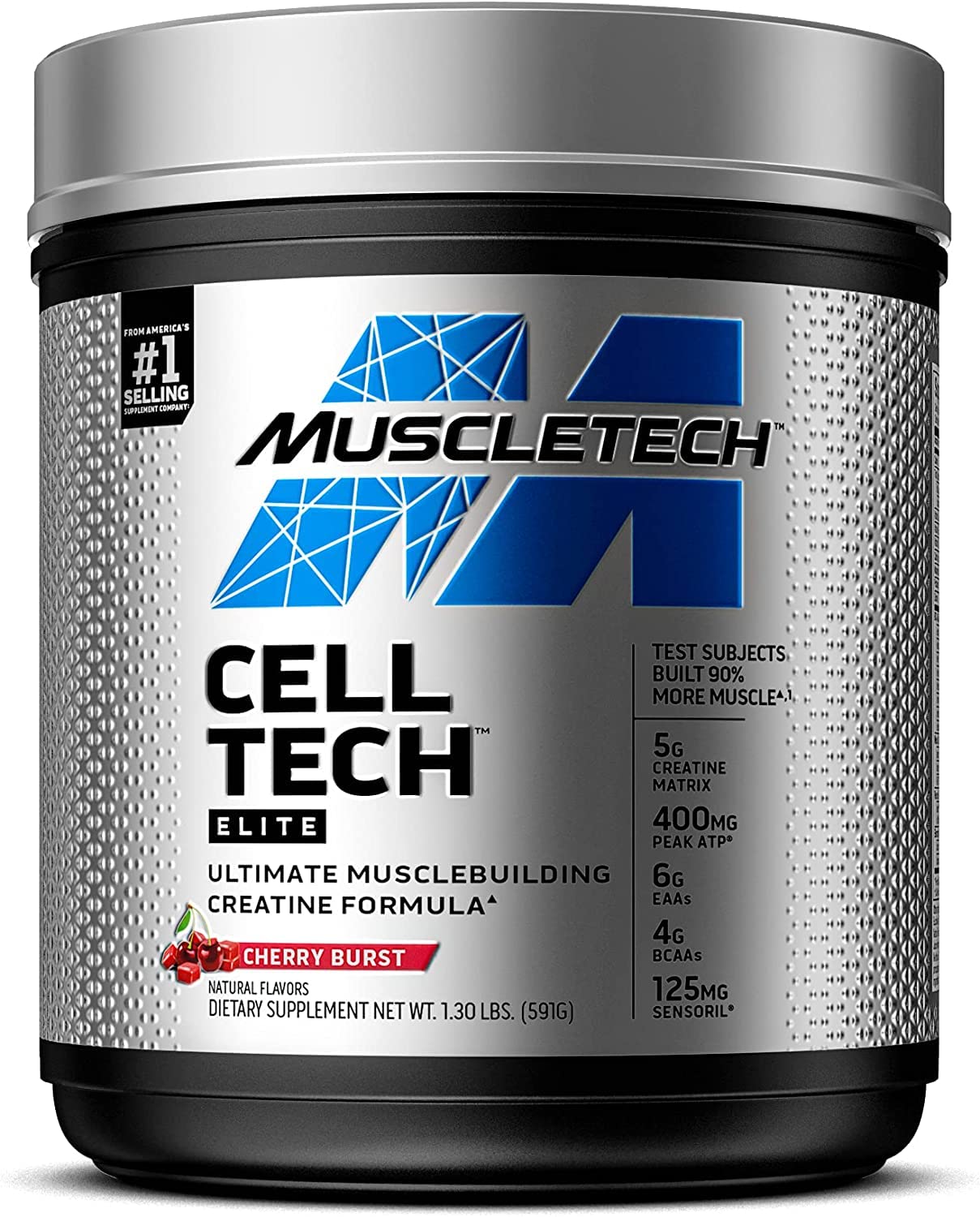 Creatine Powder | Cell-Tech Elite Creatine Powder | Post Workout Recovery Drink | Muscle Builder for Men & Women | Creatine HCl Supplement, 20 Servings (Cherry)