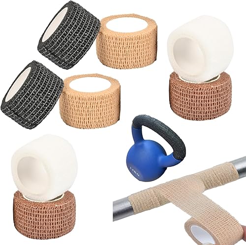 8 Pack Kettlebell Handle Grip Covers Non Slip Dumbbell Handles Wrap Cover Grips for Cast Iron Kettlebells Strength Training Dumbbell Weight Hand