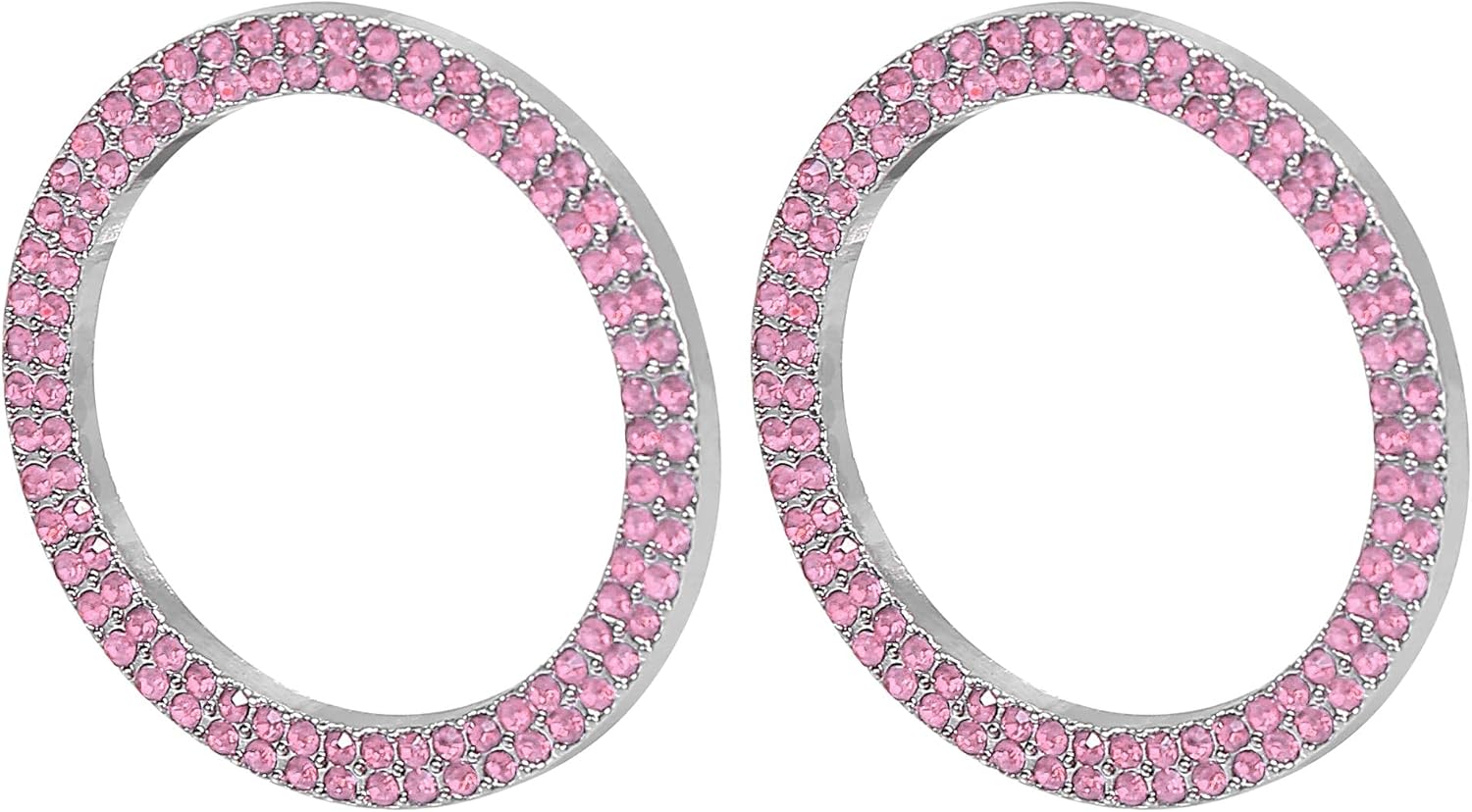 X Autohaux 車のエンジンスタートストップデコレーションリング 国内送料無料 2列ラインストーン プッシュスタートボタンノブ ピンク 2個 ブリンブリンリング トリムノブ X Autohaux 車のエンジンスタートストップデコレーションリング 国内送料無料 2列ラインストーン プッシュスタートボタンノブ ピンク 2個 ブリンブリンリング トリムノブ