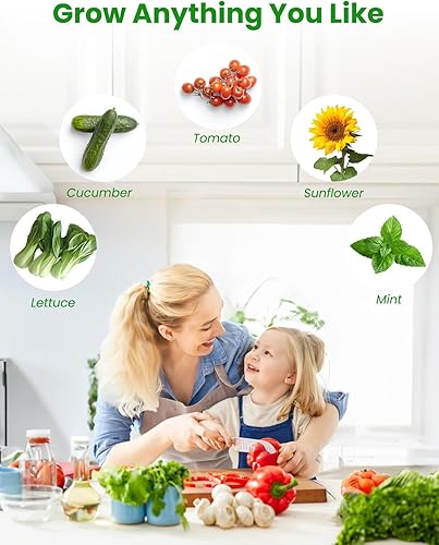 Miniatura 3 de Kit de 68 cápsulas de semillas para aerogarden, kit de sistema de cultivo hidropónico compatible con Ahopegarden, MUFGA, iDoo, accesorios para