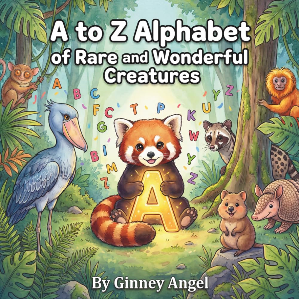 A to Z Alphabet of Rare and Wonderful Creatures: An ABC Alphabet Book of Extraordinary Animals for Kids 0-8