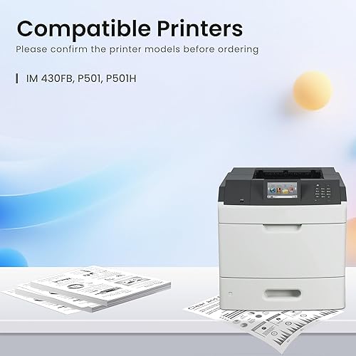 Miniatura 2 de GREENBOX Cartucho de tóner compatible P501H de repuesto para Ricoh 418446 para impresora IM 430FB P501H P501 tipo P 501H, 1 negro, 14,000 páginas