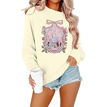 SFHFY Magic Kingdom Sweatshirt Women Princess Sweater Lightweight Magical Castle Pullover Family Vacation Shirt Top