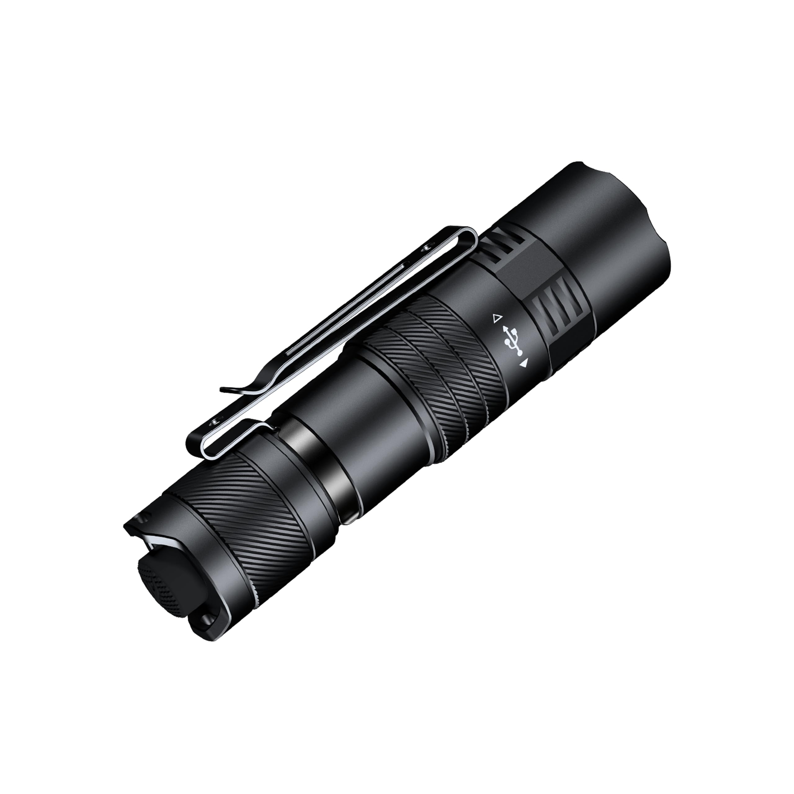 Fenix PD26R ACE Linterna compacta recargable para exteriores/seguridad | 1300 lúmenes | 354 m | 556 horas máximo | Función de ajuste - Perfiles seleccionables, cubierta de puerto USB giratoria | IP68