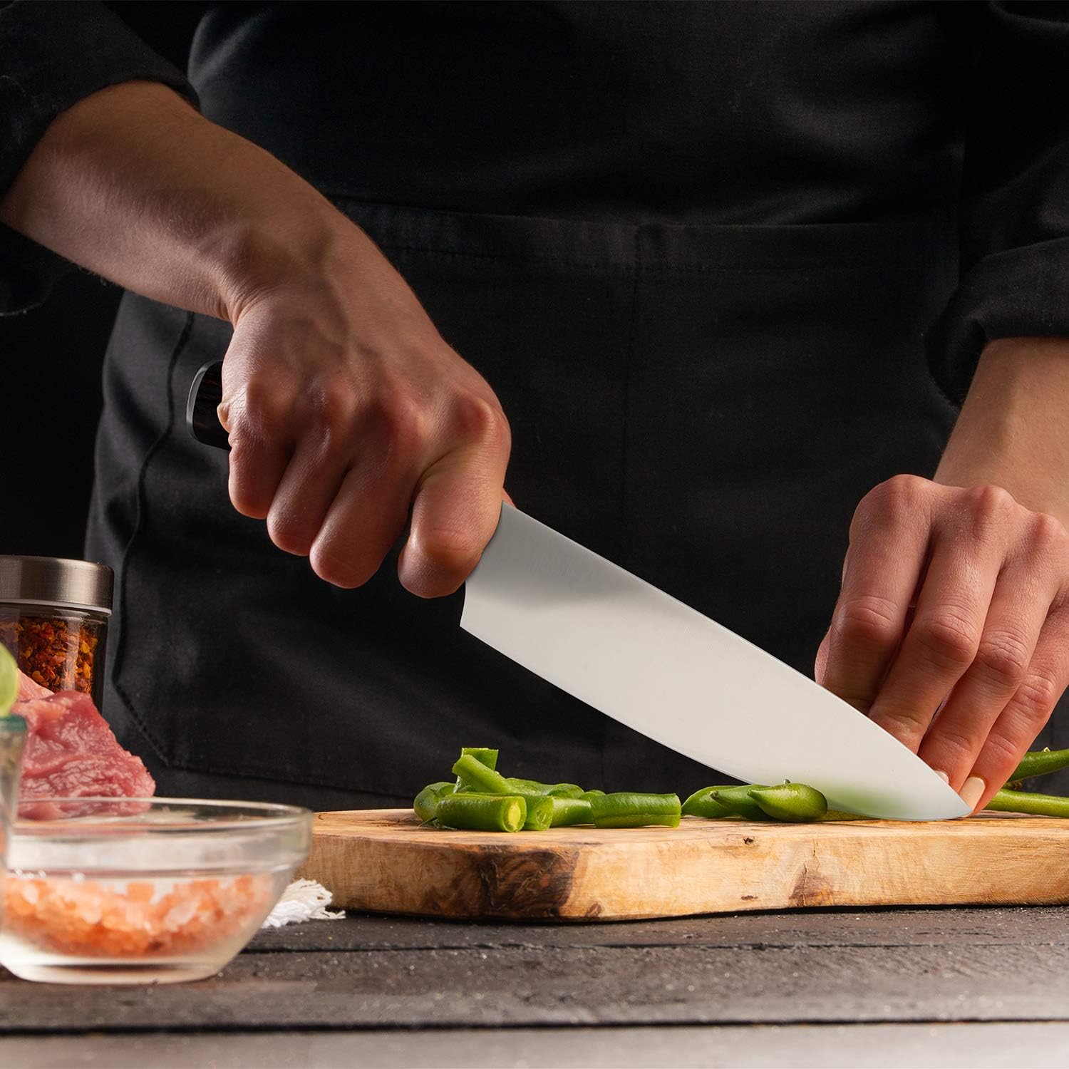 imarku Cuchillo Cocinero Profesional 20cm Acero Inoxidable