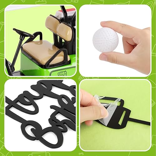 Miniatura 242 de Hooqict 26 piezas de decoraciones de pasteles de los años 80 y 90, decoraciones retro de los años 80 de hip hop con bolas de purpurina para cupcakes