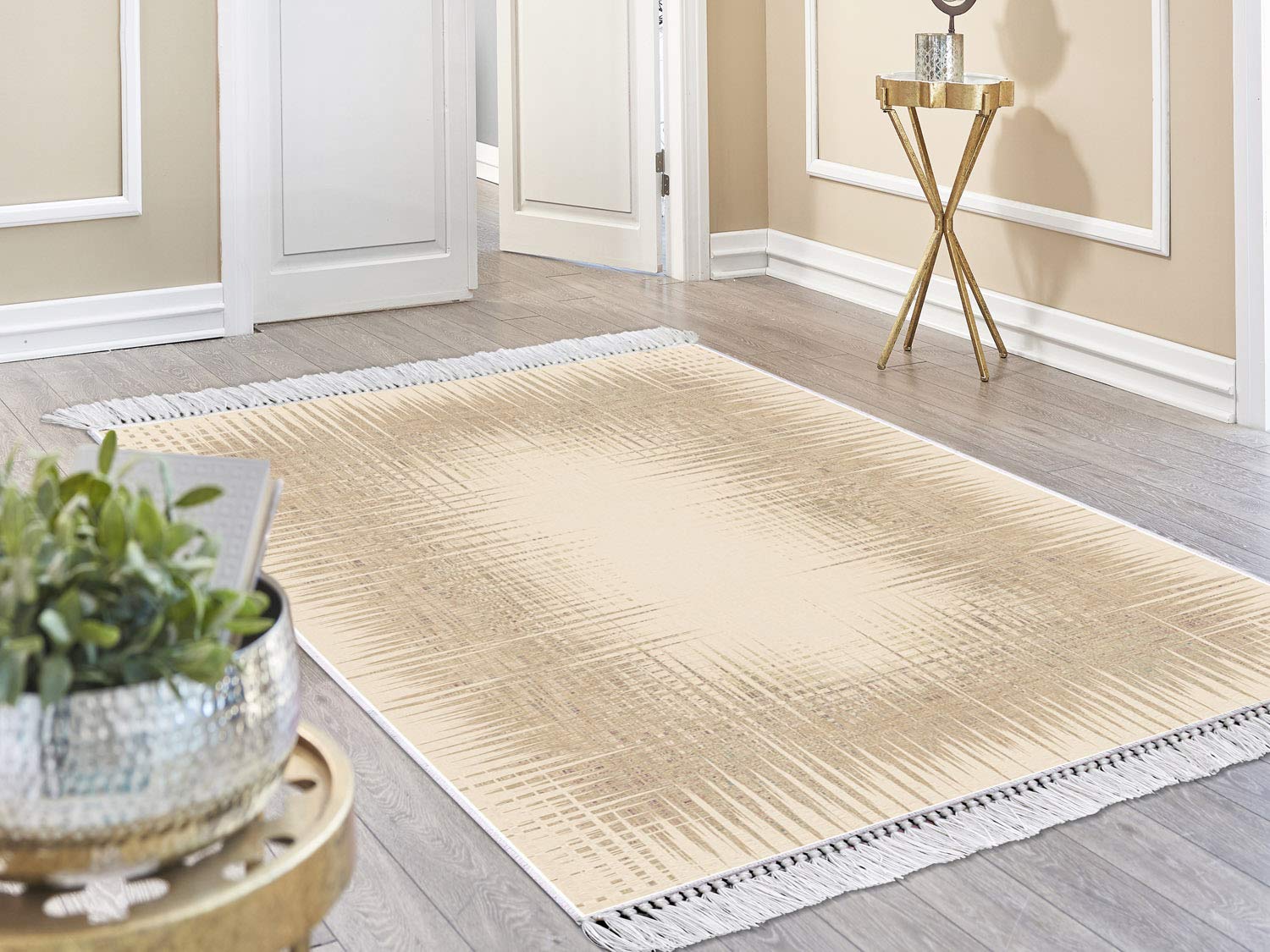 Homemania HALI-90082 Printed Rug Sound 3 Print, Modern, Multi-Colour, Fabric, 80 x 120 x 0.1 cm