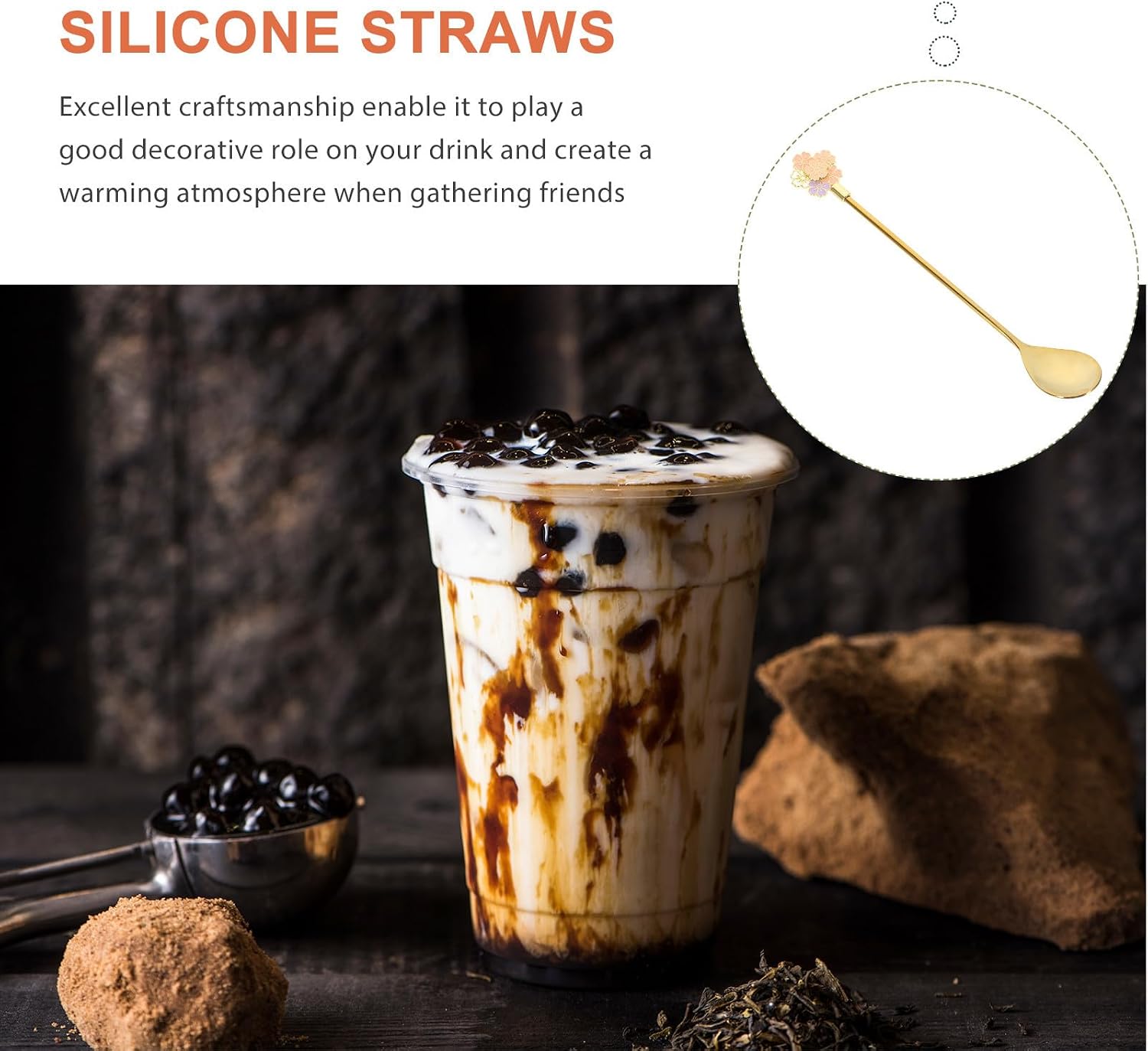 Stainless Steel Swizzle Stick for Drinks and Cocktails Stirring Rod