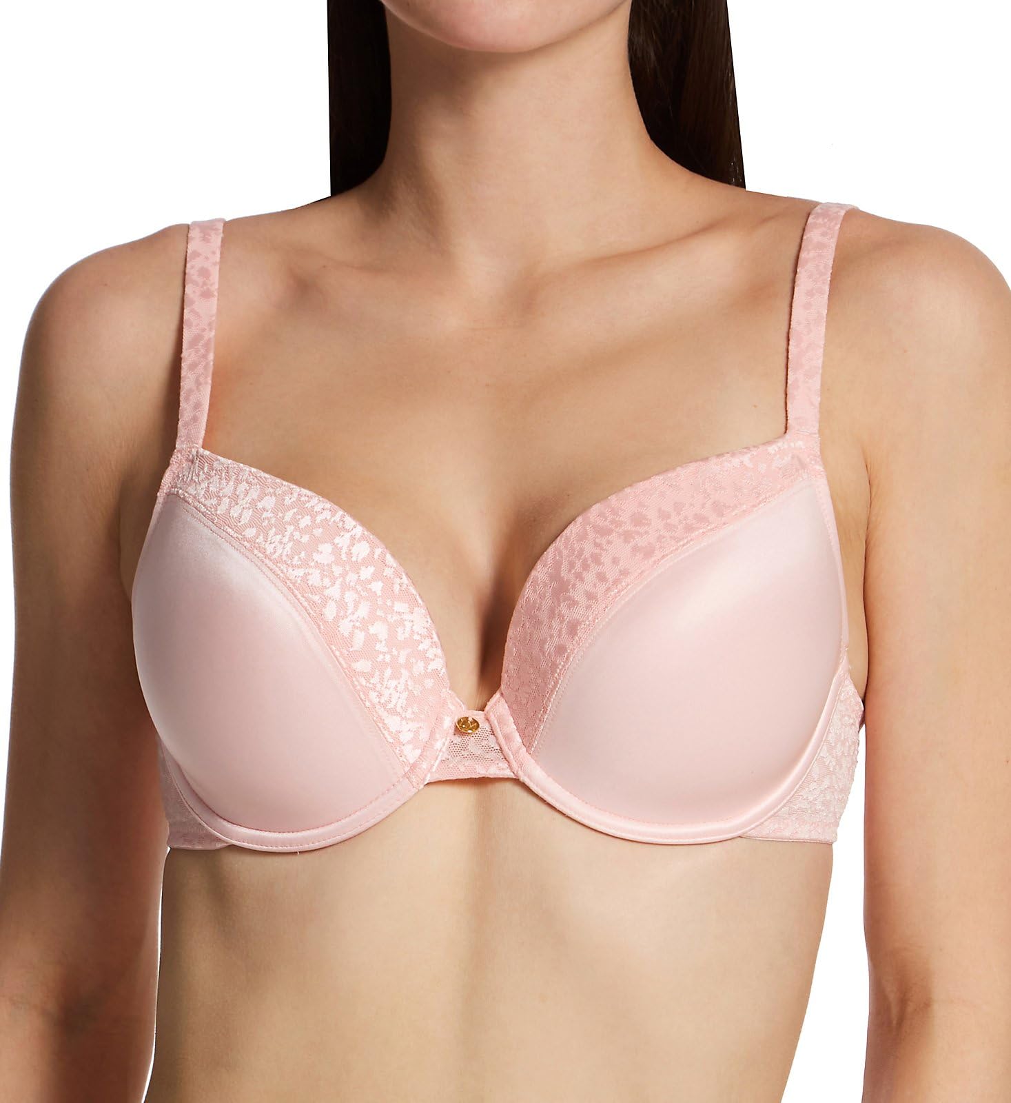 Le Mystere Womens Safari Plunge T-Shirt Bra 9978 Powder Pink 36D