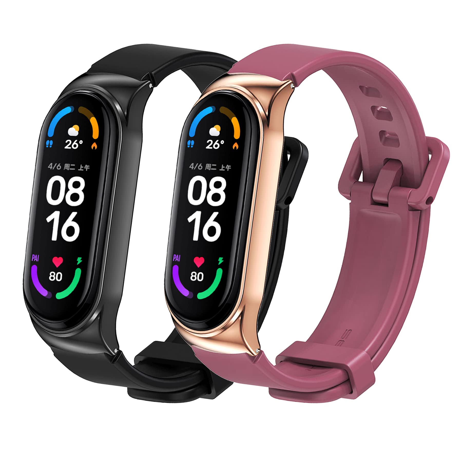 Acheter Bracelet Pour Mi Band 6 Sangle Sport Silicone Miband4 Miband 5 Poignet Correa Bracelet De Remplacement Pour Xiaomi Mi Band 4 6 3 5 Sangle