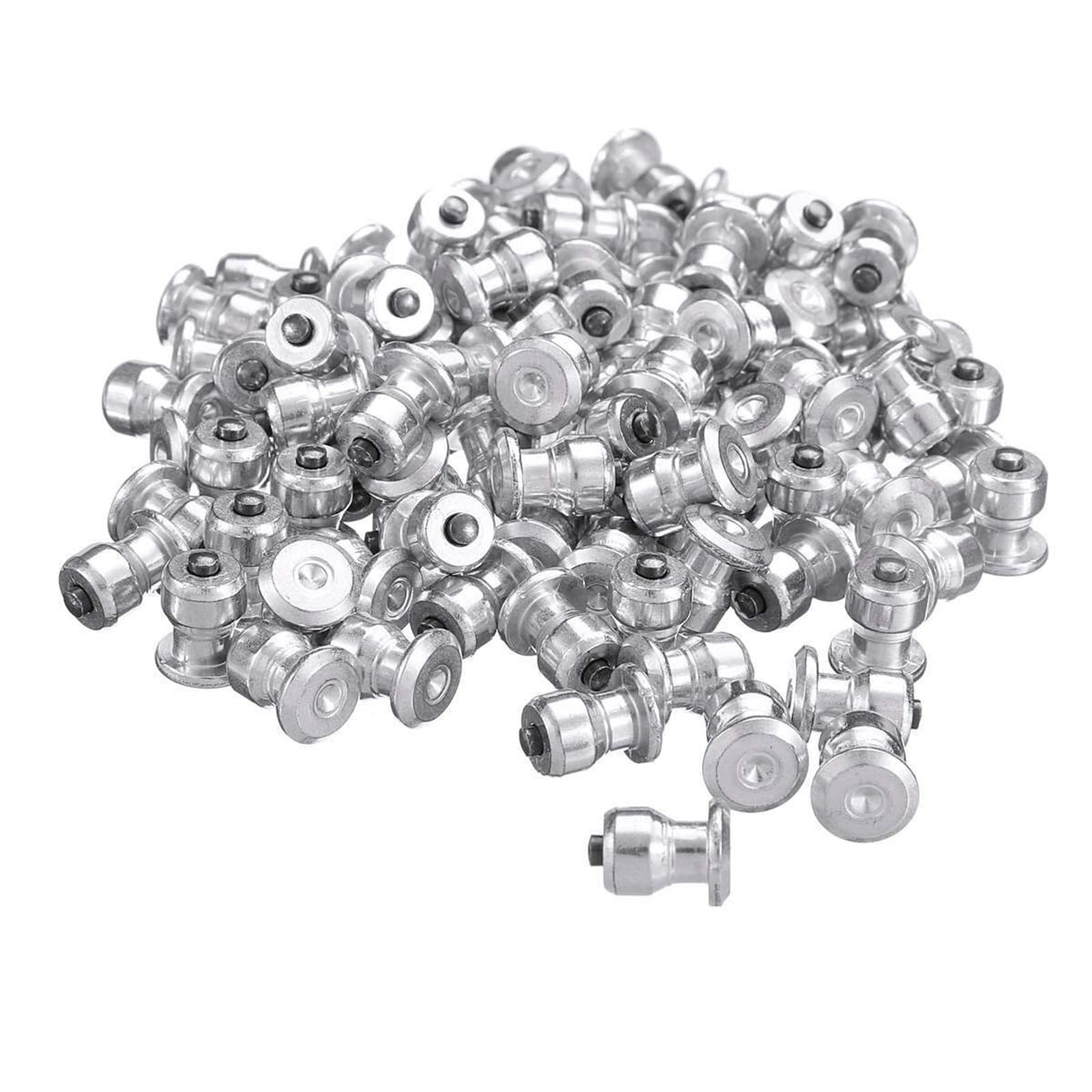 Cadenas de nieve Los neumáticos de invierno 100pcs de ruedas de coches Terminales de tornillo Espárragos nieve Spikes neumático de la rueda de nieve Cadenas clavos for zapatos ATV neumático de la moto