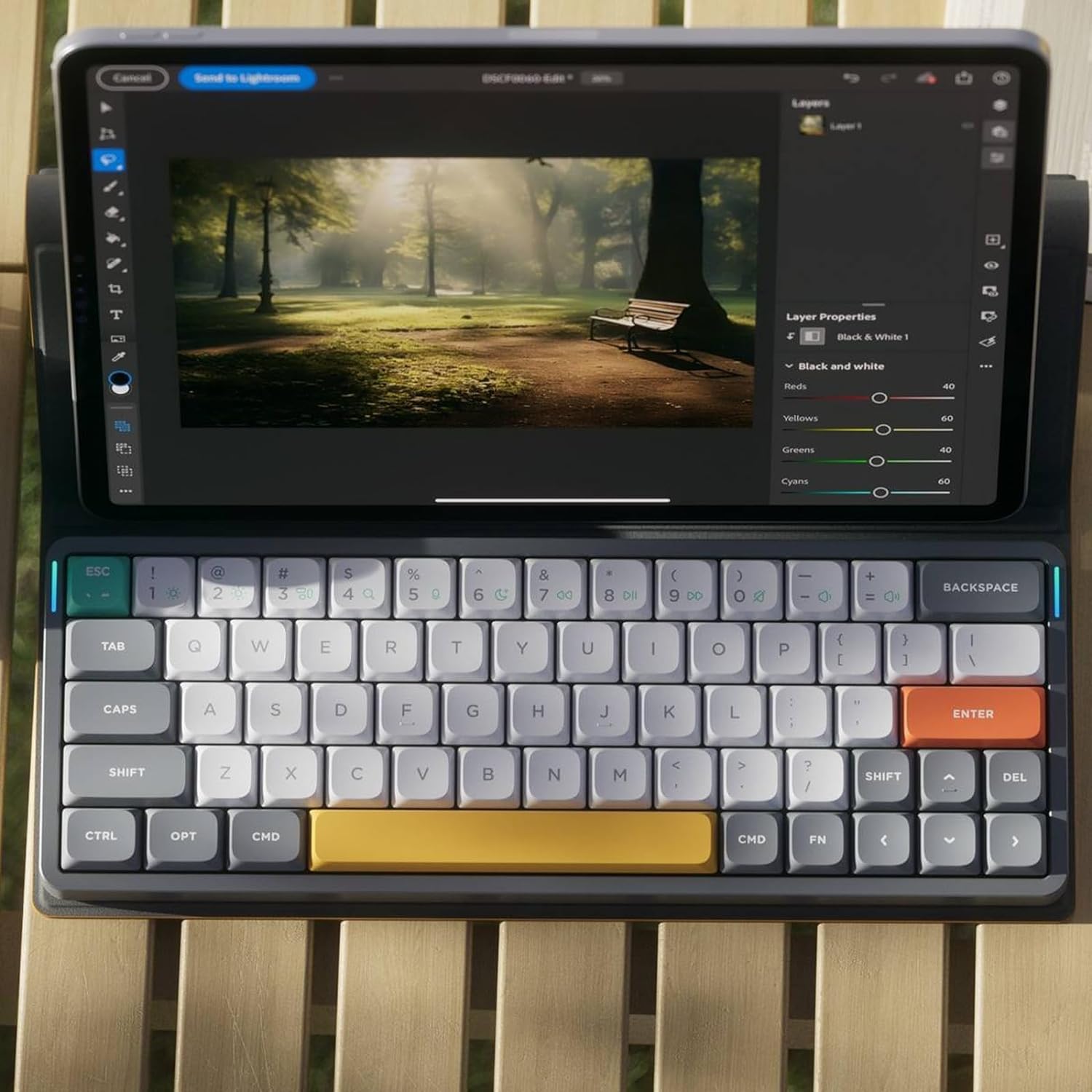 Amazon | nuphy Air60 V2 メカニカルキーボード 60%ロープロファイル