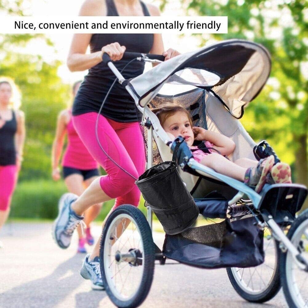 iBayx Waste Bins Car Garbage Can Foldable Car Trash Bag Organizer Universal Traveling Portable Collapsible Pop up Leak Proof Car Trash Can