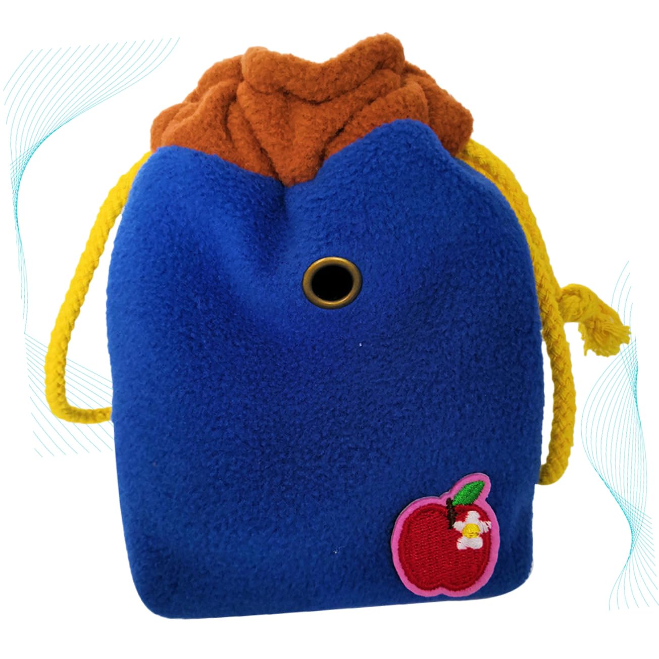 Mikikit Portable Pet Carrier Bag for Hamster Outdoor Storage Pouch for Animals for Travel Camping and Sightseeing Comfortable and Design Dark Blue