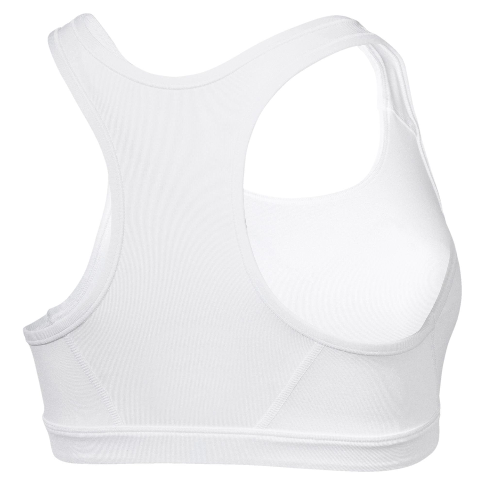 Puma 4Keeps Bra M Bra Top, Mujer, White-Cat, XS