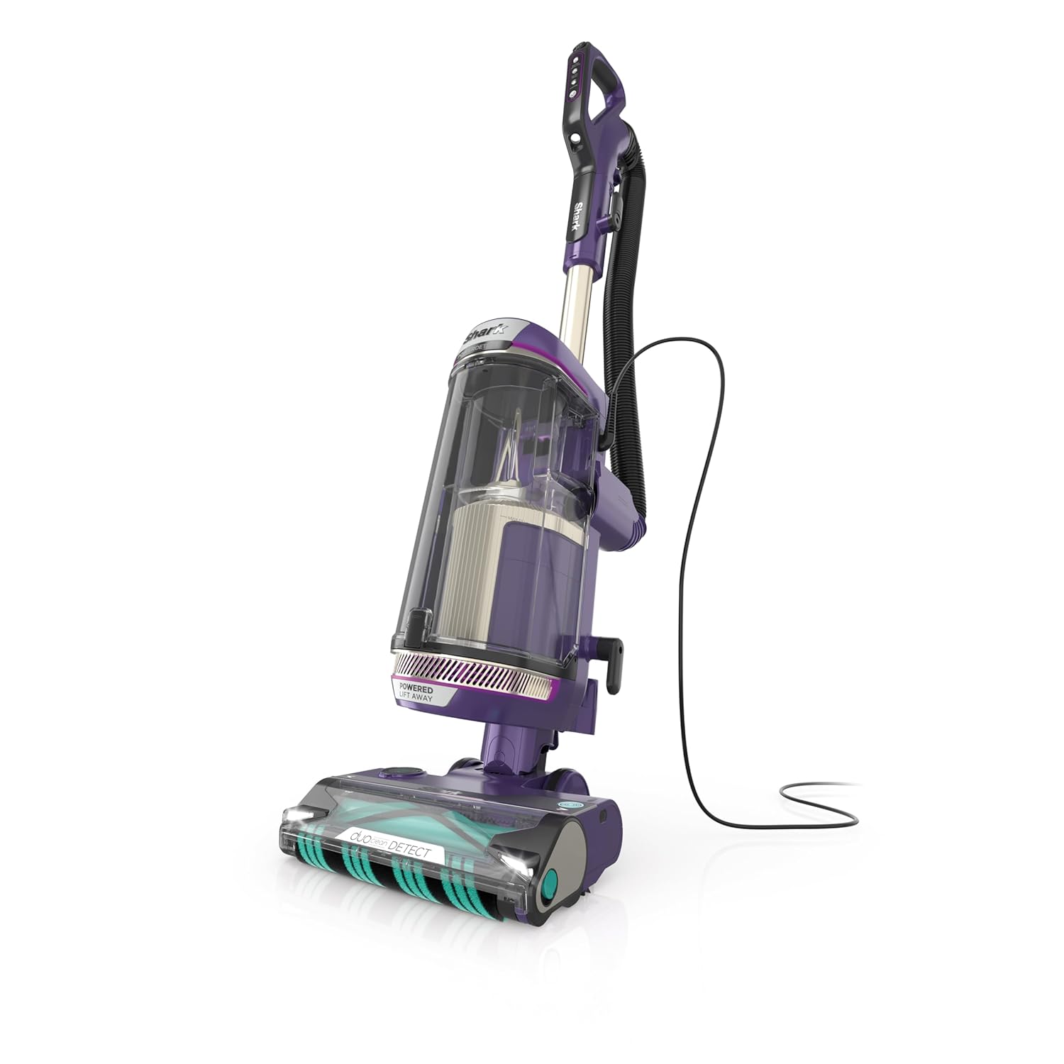 SHARK POWERDETECT Upright Vacuum Cleaner with DuoClean Technology Odor Neutralizer Technology Powered Lift-Away Self Cleaning Brushroll Anti-Allergen Complete