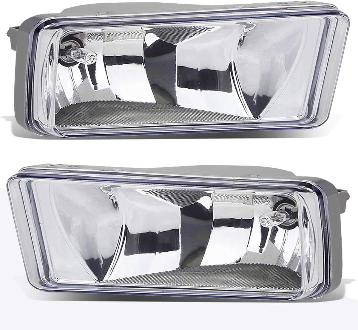 PM PERFORMOTOR Front Bumper Fog Lights Lamps Compatible with Chevy Silverado/Tahoe/Suburban 07-15,Clear Lens