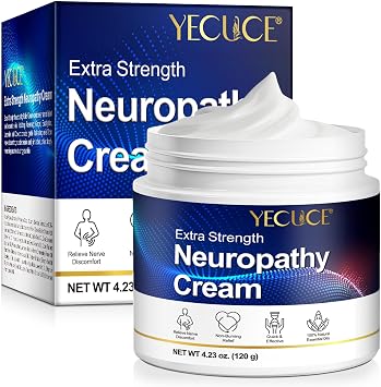 Neuropathy Nerve Relief Cream, Nerve Relief Cream for Foot, Hands, Legs, Toes with Rosemary, Ginger and Lavender for Muscle & Joint Discomfort, Relieves Muscle and Joint Tiredness 1