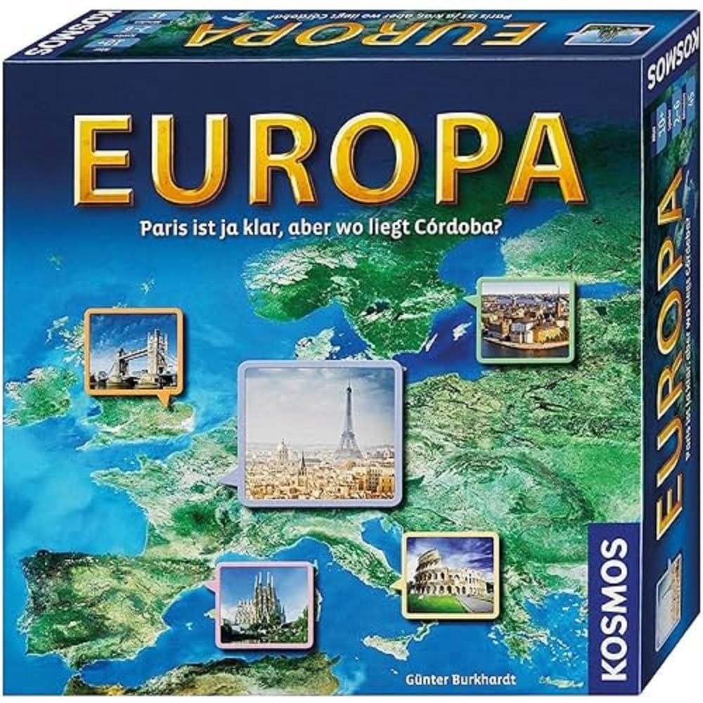 Kosmos 692636 Europe Jeu de géographie Familial pour 2 à 6 Joueurs à partir de 10 Ans