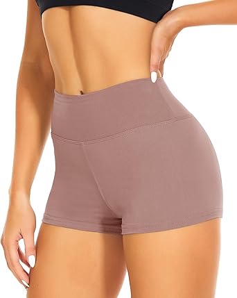 CAMPSNAIL Workout Biker Shorts Women - 3"/5"/8" High Waisted Tummy Control Spandex Booty Volleyball Shorts for Yoga Dance