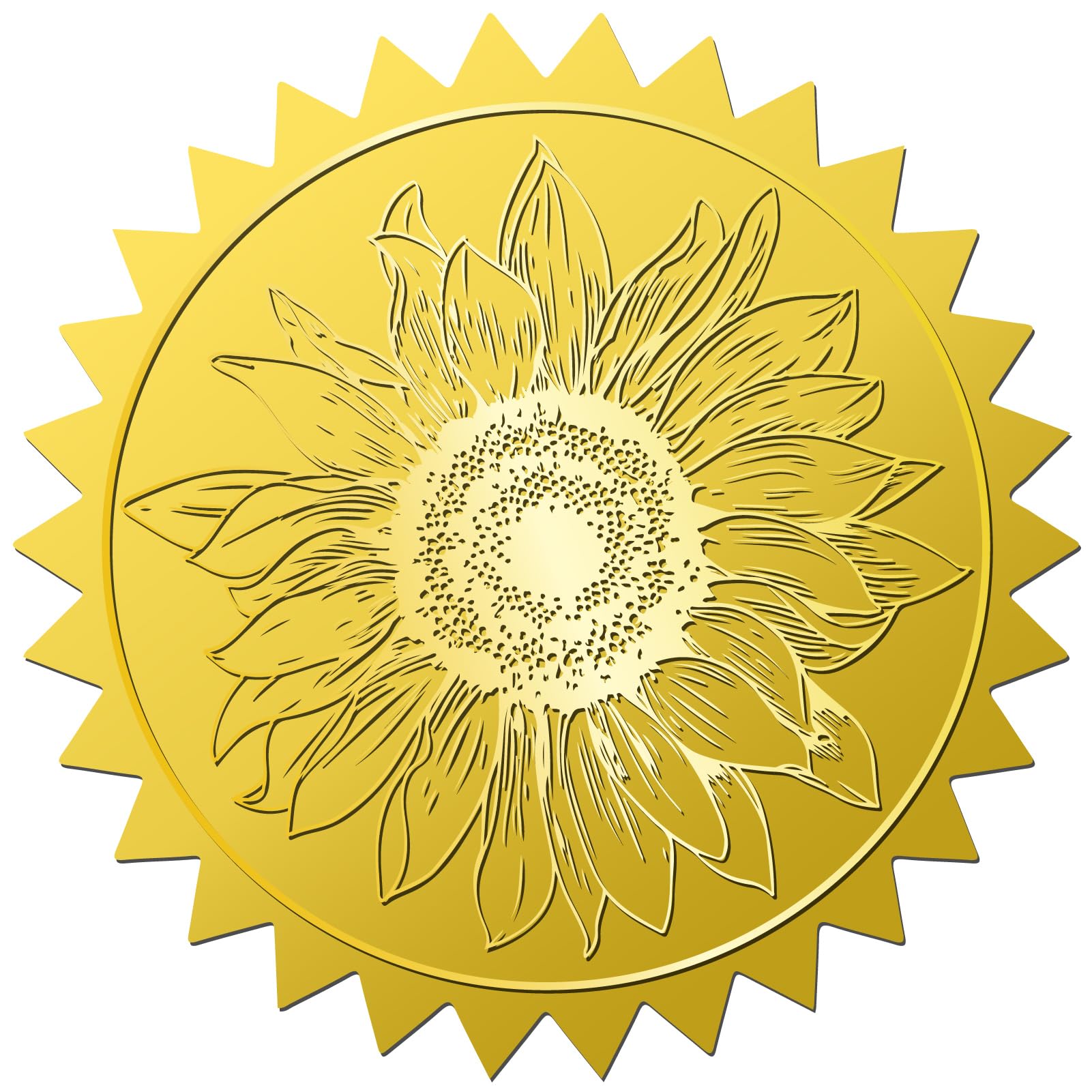 CRASPIRE 144Pcs Butterfly Gold Foil Embossed Stickers Wedding 2 Self Adhesive Envelopes Seals Sticker Labels Vintage For Invitation Graduation Corporate Certificates Diplomas Gift Wrapping