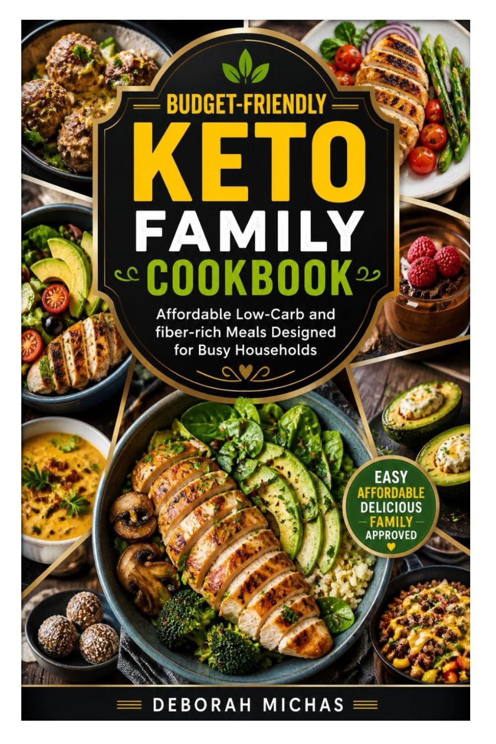Budget-Friendly Keto Family Cookbook: Affordable Low-Carb and fiber-rich Meals Designed for Busy Households