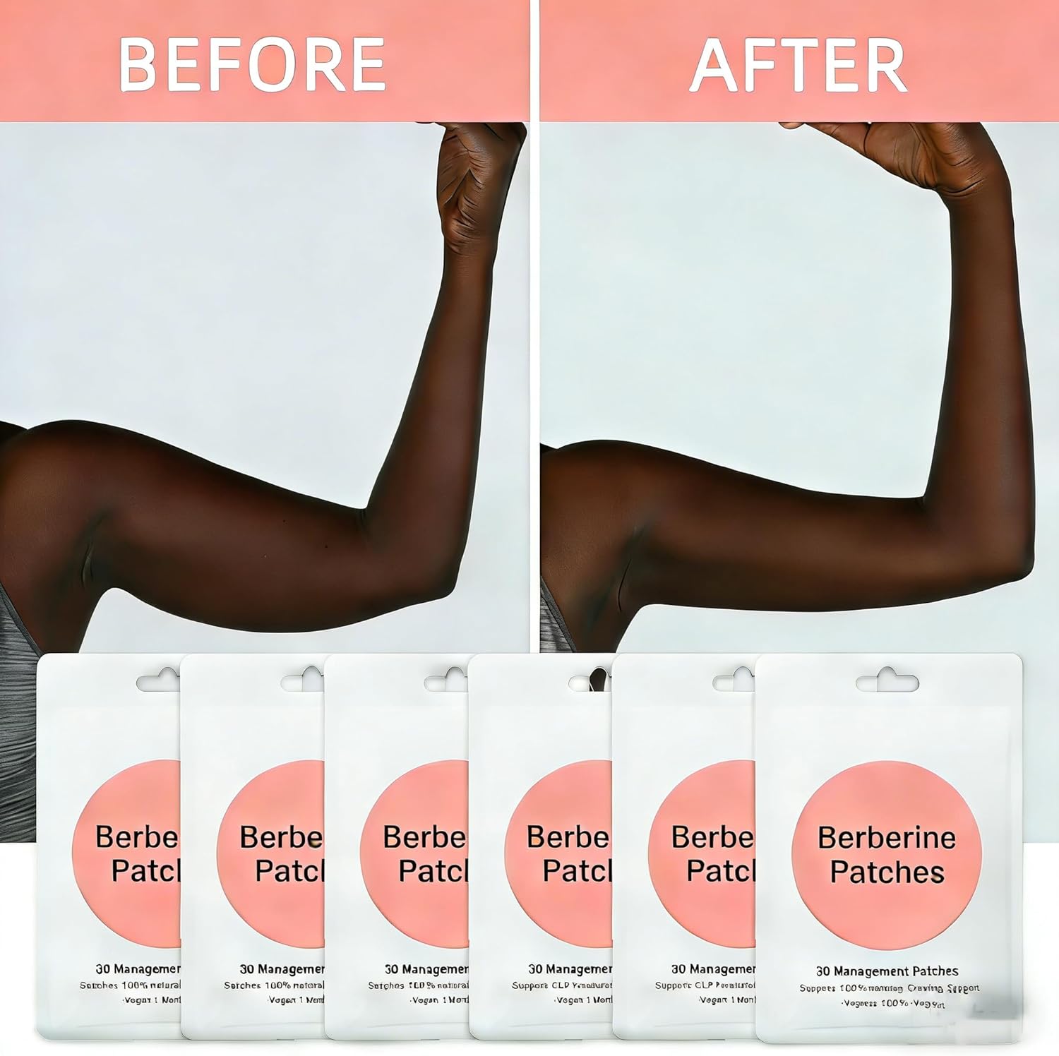 Morning Berberine Patches ，glp-1 Patches，Best Slimming ，for Women Over 50，Appetite suppressant Patch，5 Pack, 150 Patches