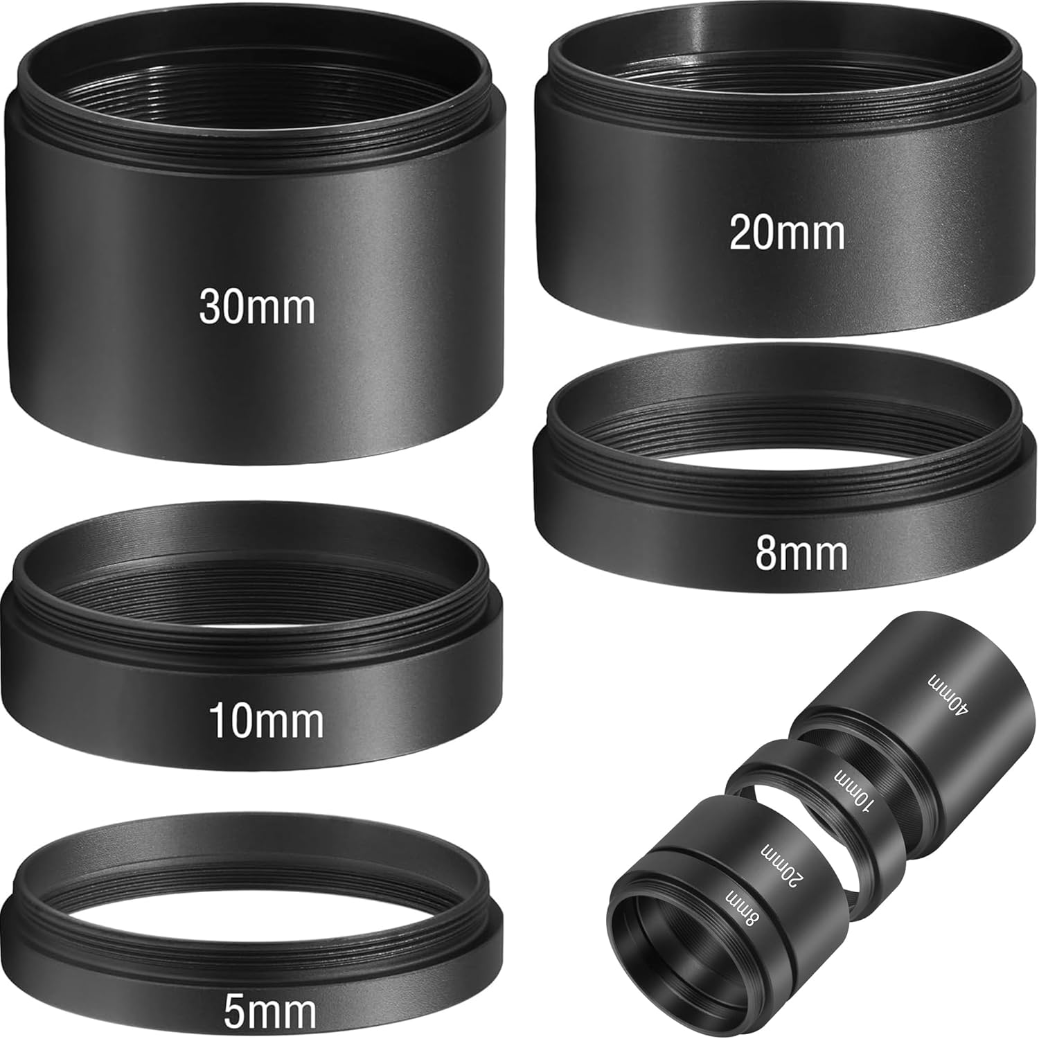 Alstar 2" 5.8.10.20.30 Extension Tube Kit - Bundle with - T2 8.10.20.40 Extension Tube Kit