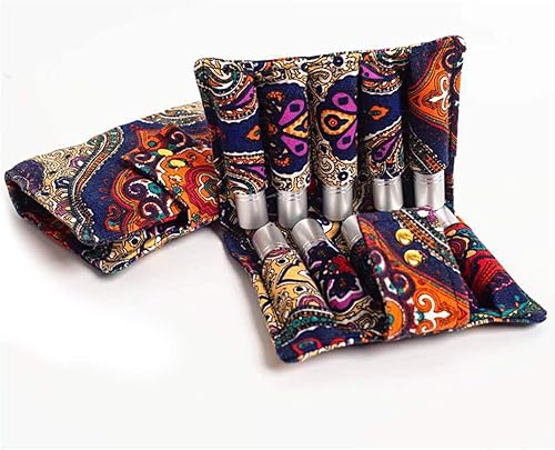 Miniatura 4 de Weiye - Estuche de transporte de aceite esencial, capacidad para botellas de vidrio transparente de 0.3 fl oz, estuche organizador de almacenamiento