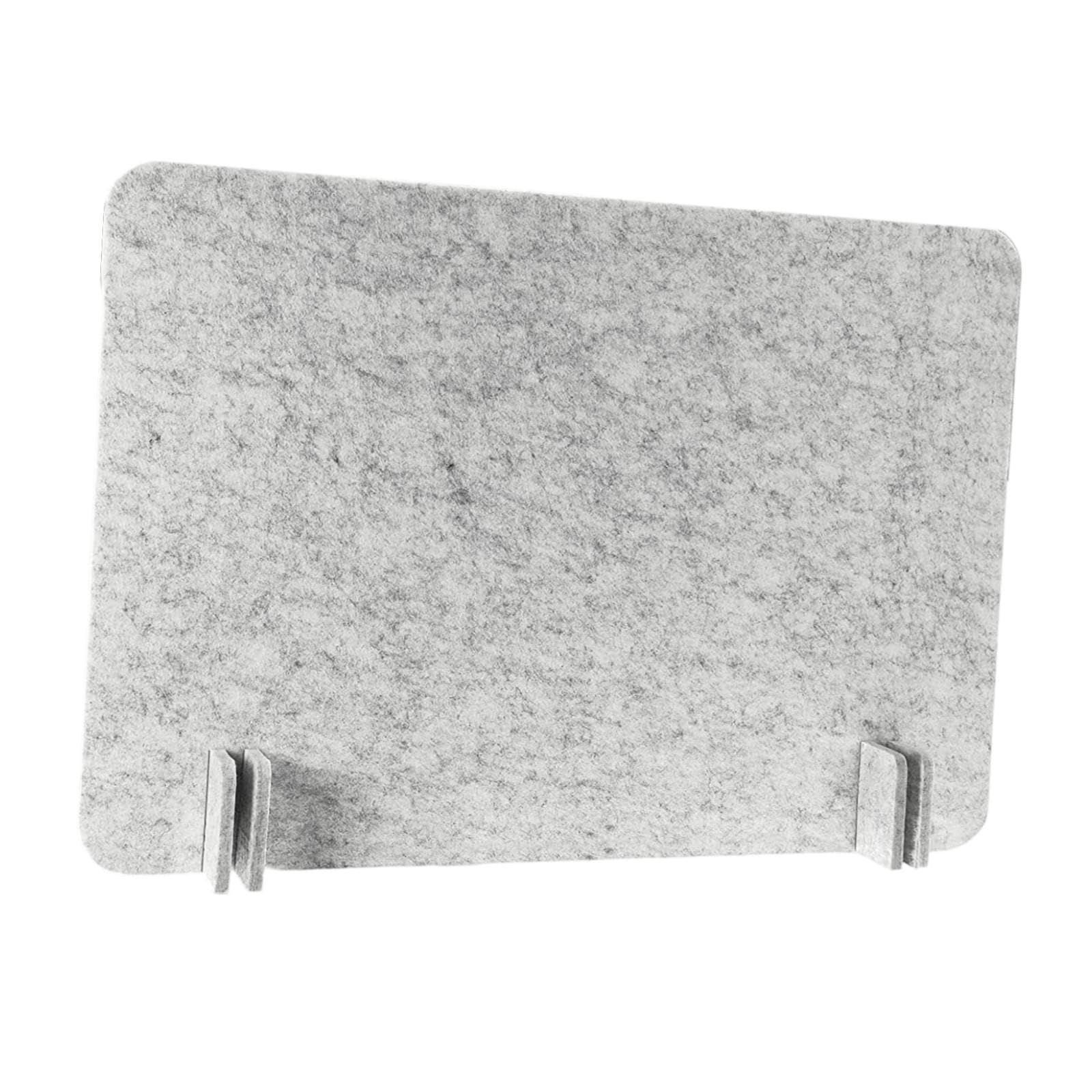 Desk Divider Portable Reducing Noise for Reception Area Employees Classrooms Light Gray-image-29