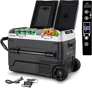 アンカーポータブル冷蔵庫 車載冷蔵庫 40L大容量 取り外し可能バッテリー MAXWIN 車載冷蔵庫 ポータブル冷蔵庫 40L バッテリー式 クーラー