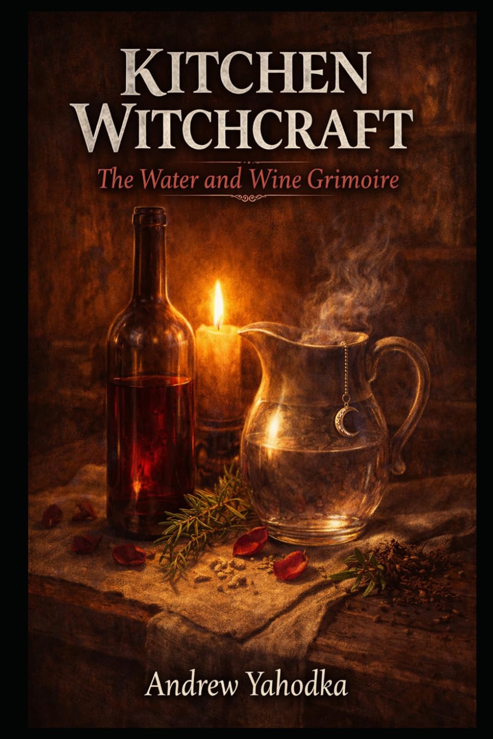 Kitchen Witchcraft: The Water and Wine Grimoire: Moon Water Rituals, Sacred Brew Magic & Liquid Spell Craft for Witches and Kitchen Mystics