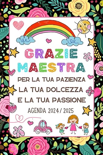 Agenda Della Maestra 2024/2025: Pianificatore settimanale 01 Agosto 2024 – 31 Luglio 2025 per maestra per organizzare l'anno scolastico | regalo per insegnante