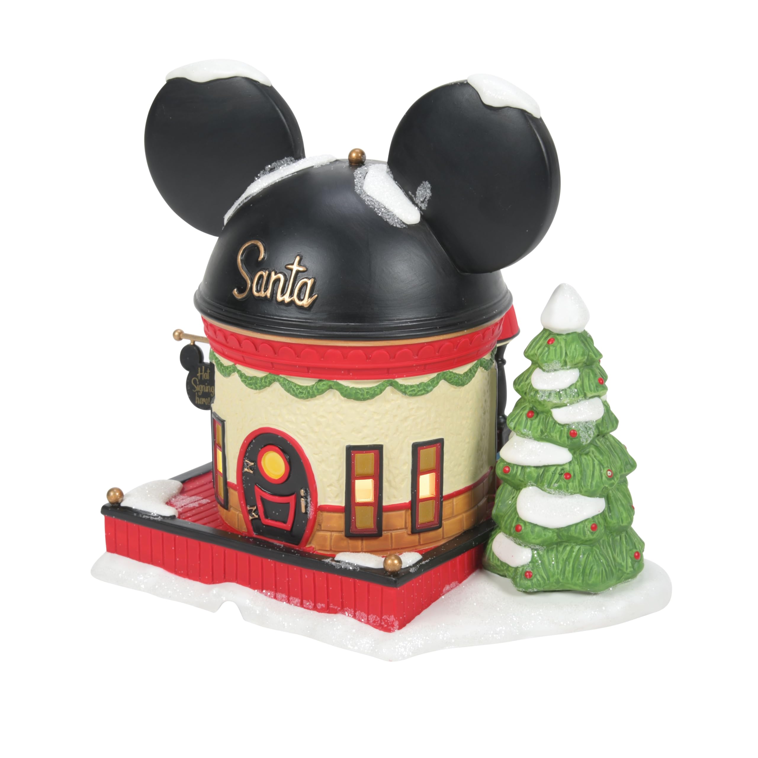 Amazon.com: Department 56 Disney Village Mickey Mouse Ear Hat Shop