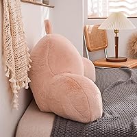 Vista 24 de Btargot Reading Pillow Bed Wedge Large Adult Backrest Lounge Cushion with Arms Back Support for Sitting Up in Bed Blue and Purple