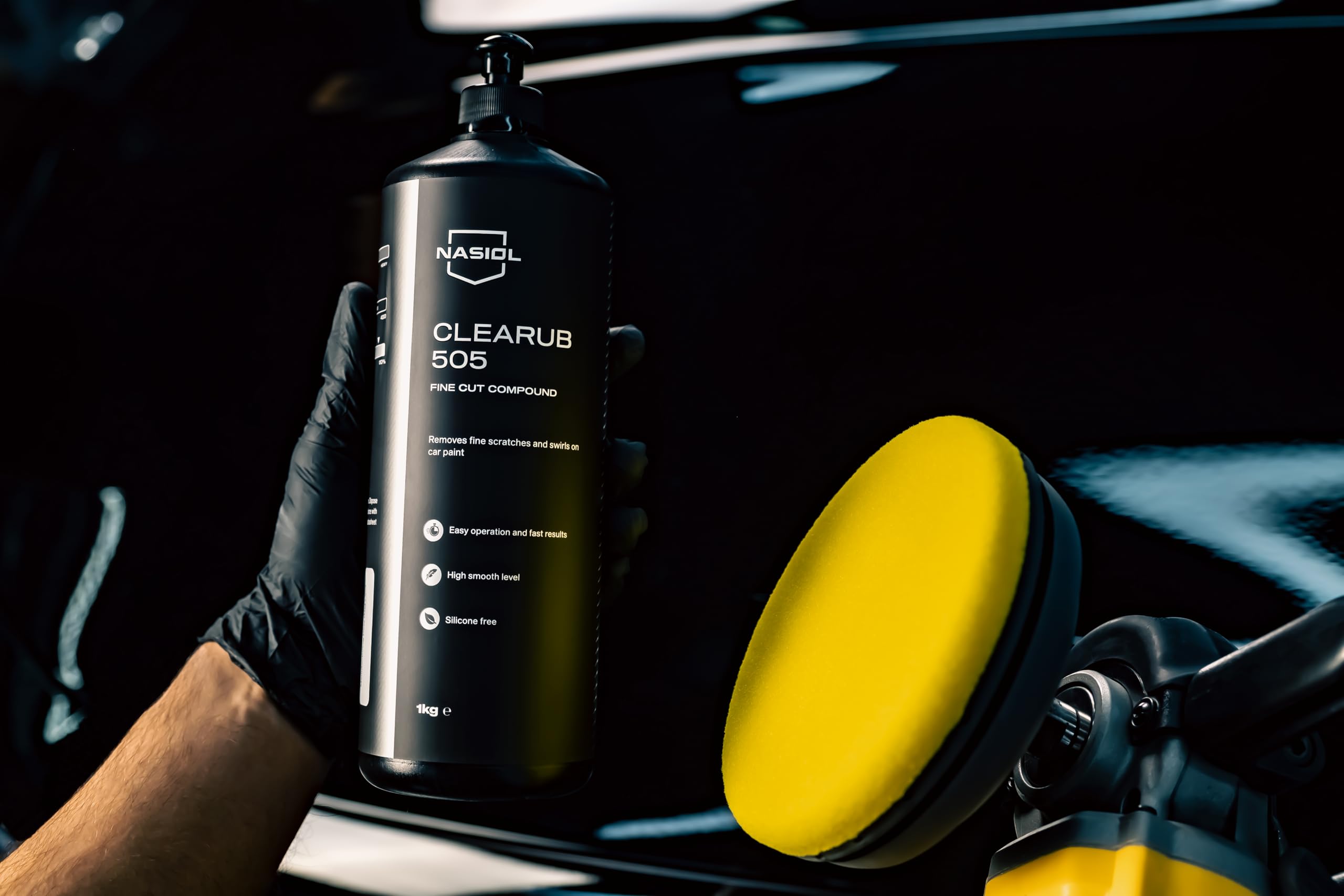 NASIOL LOVE & PROTECT THE ORIGINAL CleaRub 505 - Eliminador de arañazos fino sin silicona