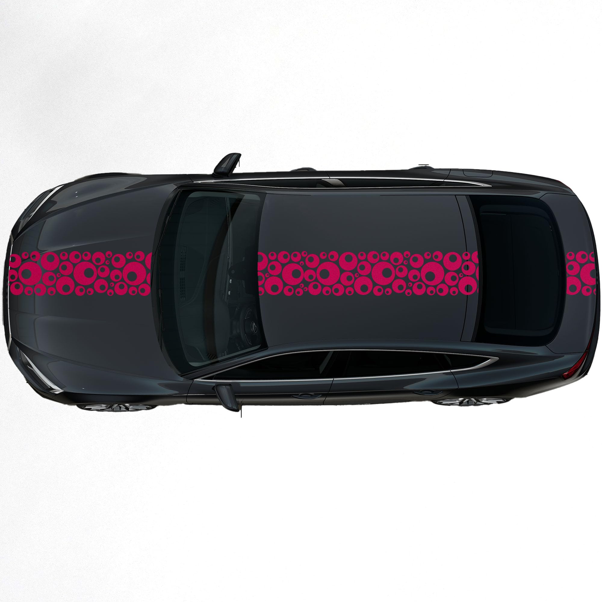 Kiwistar Strisce Adesive Per Auto Viper Racing - 30x400 Cm, Quadri, Bianco, Senza Pellicola Di Trasferimento, Tuning - 5