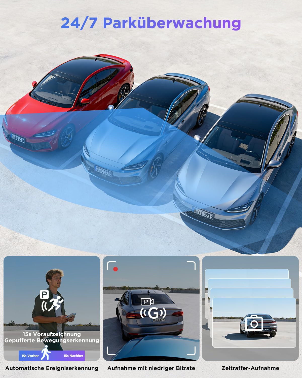 VIOFO A119M Pro 4K HDR Mini Dashcam mit CPL, Wi-Fi 6 & GPS, STARVIS 2, Sprachsteuerung, Nachtsicht 2.0, Parkmodus, 1,5" LCD