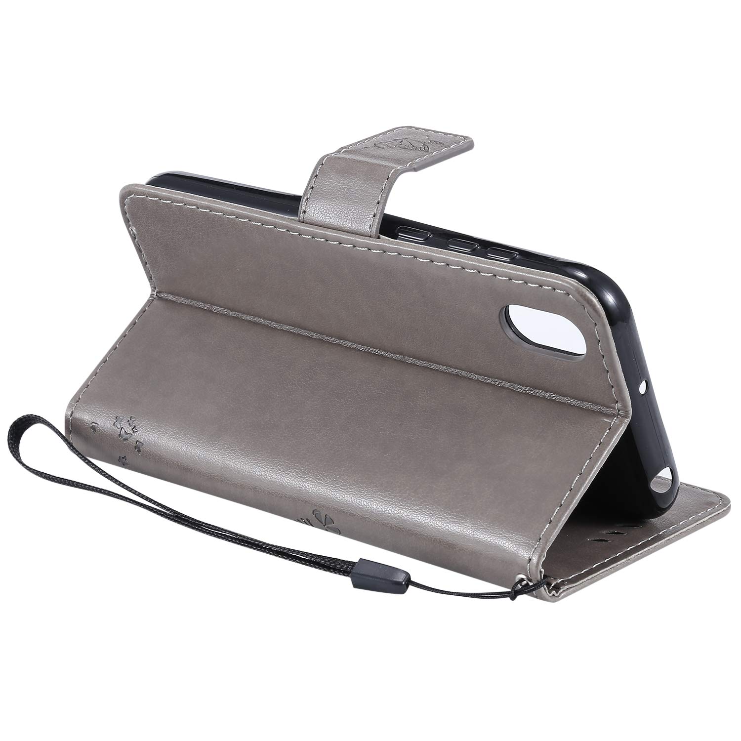Coque étui à Clapet Pour Huawei Y5 2019 - Style Bookstyle Flip, Couleur Noir - Neuf Sous Emballage