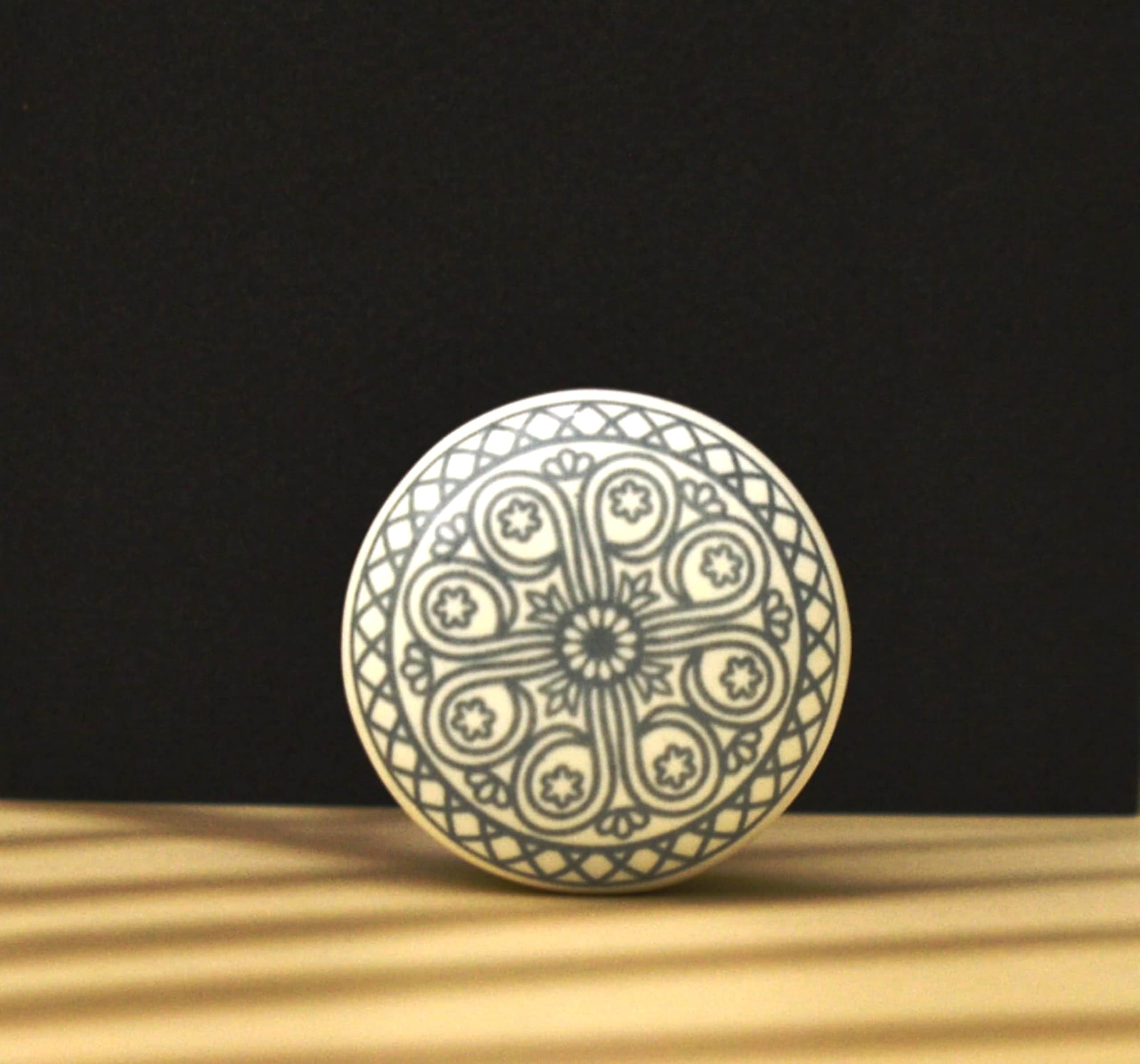ARTISNO Ceramic Knobs Colorful Grey for Kitchen Cabinets Bathroom Cupboards Dresser Drawers Chest Handmade Pottery Set of 20 - Image 2
