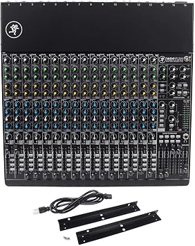 Mackie 1604VLZ4 16-Channel Analog Mixer, Onyx Preamps, 3-Band EQ, High-Headroom Design, Rugged Chassis, For Live Sound and Studio Recording