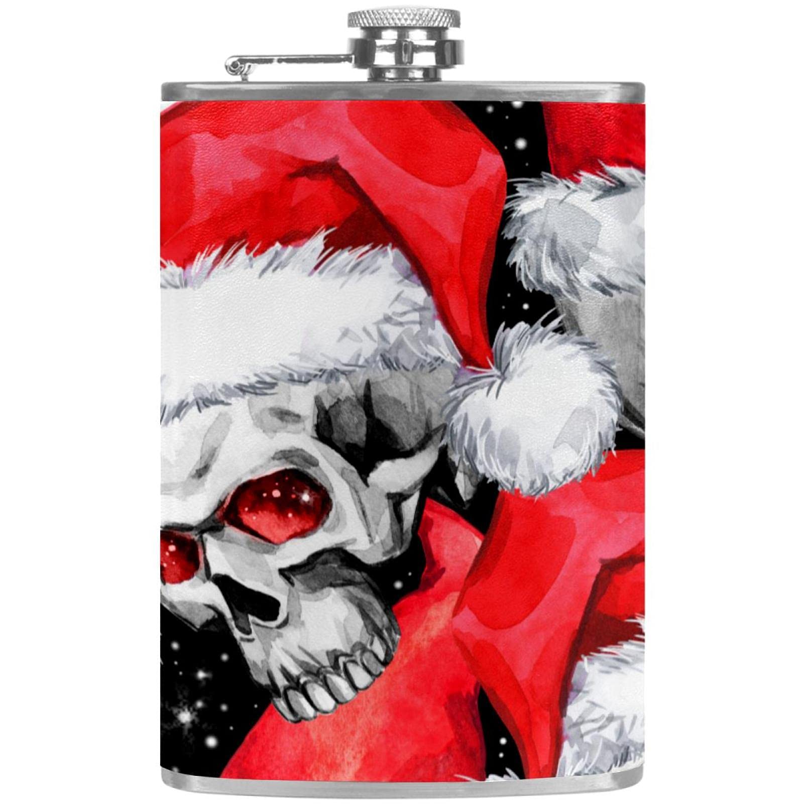 Flasque pour whisky et rhum anti-fuite en acier inoxydable durable