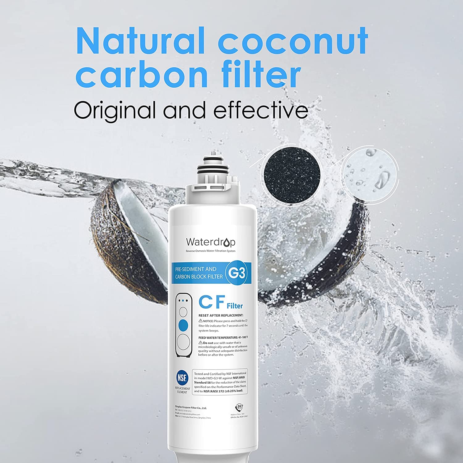 Waterdrop G3 Filter Replacement - Pure Water -3
