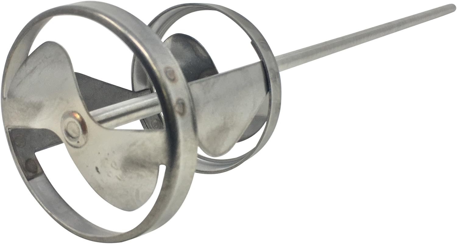 CO. ES 3/8 Shaft 2-5 Gallon Stainless Steel Mixing Blade