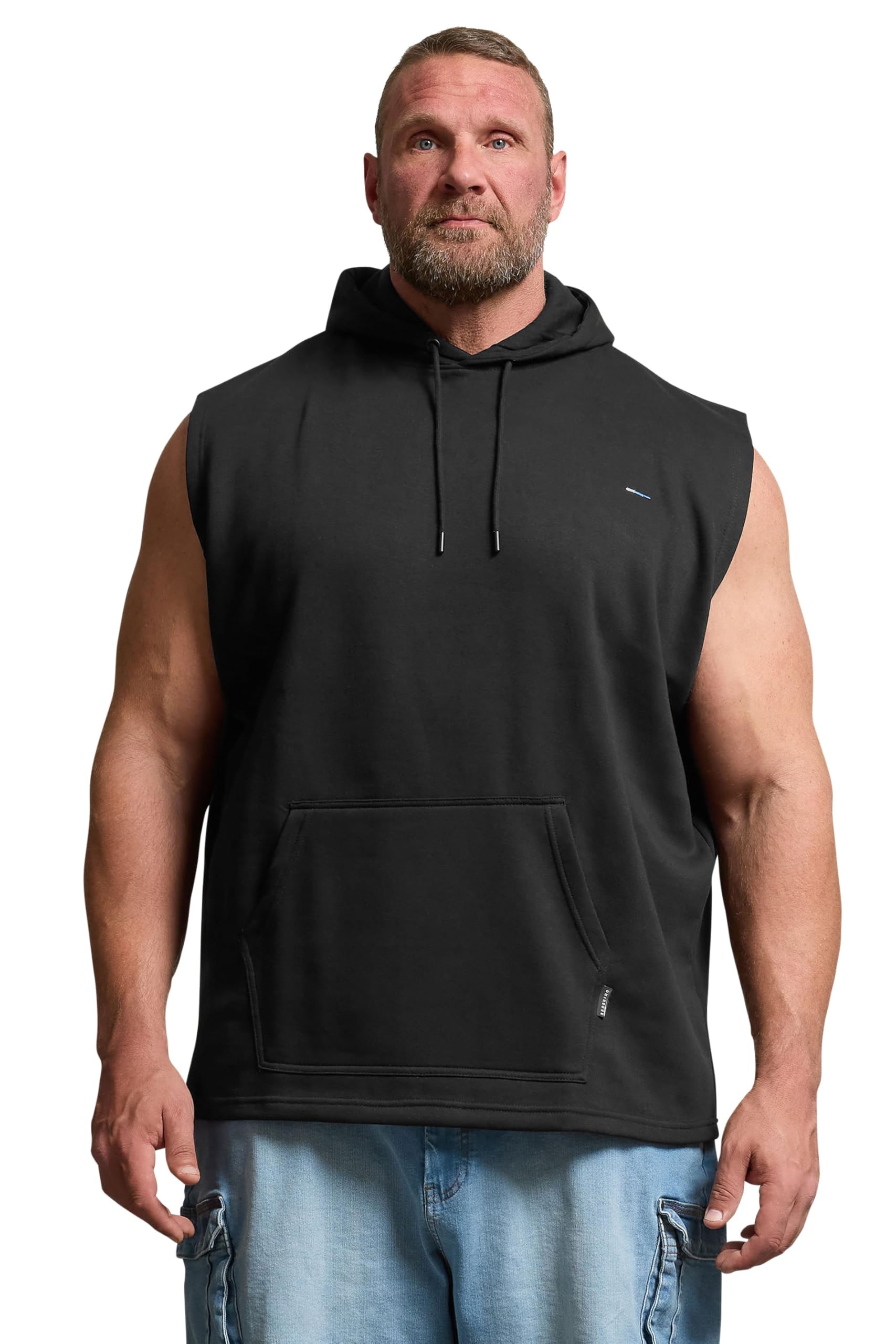 Badrhino Men's Black Big & Tall Hoodie