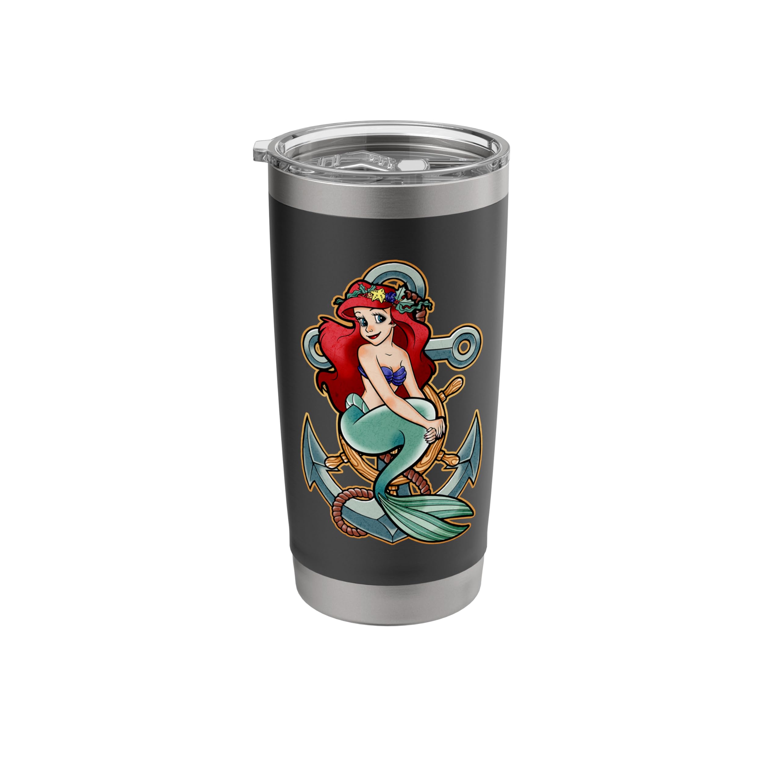 Disney The Little Mermaid Tattoo Ariel Stainless Steel Insulated Tumbler