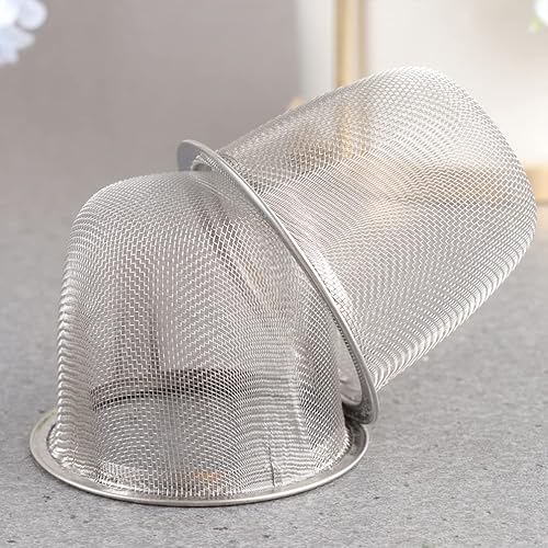 Miniatura 2 de Operitacx Filtro de tetera para tetera, infusor de malla, filtro de té, filtros de café, bolsas de té extra, coladores de té para té suelto, malla